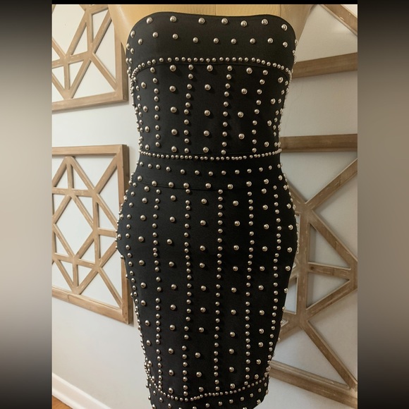 Beaded Akira Bandage Dress - Picture 1 of 5